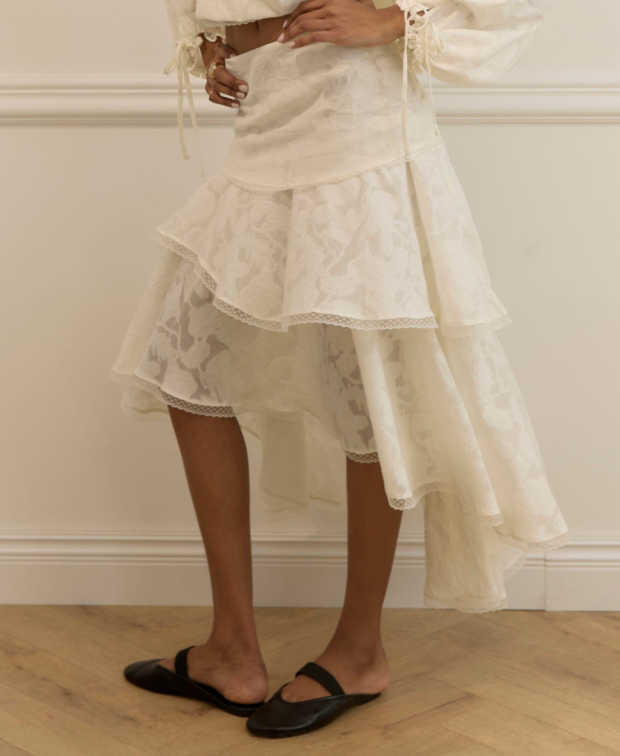 Spódnica IMOLA ivory — zdjęcie 7