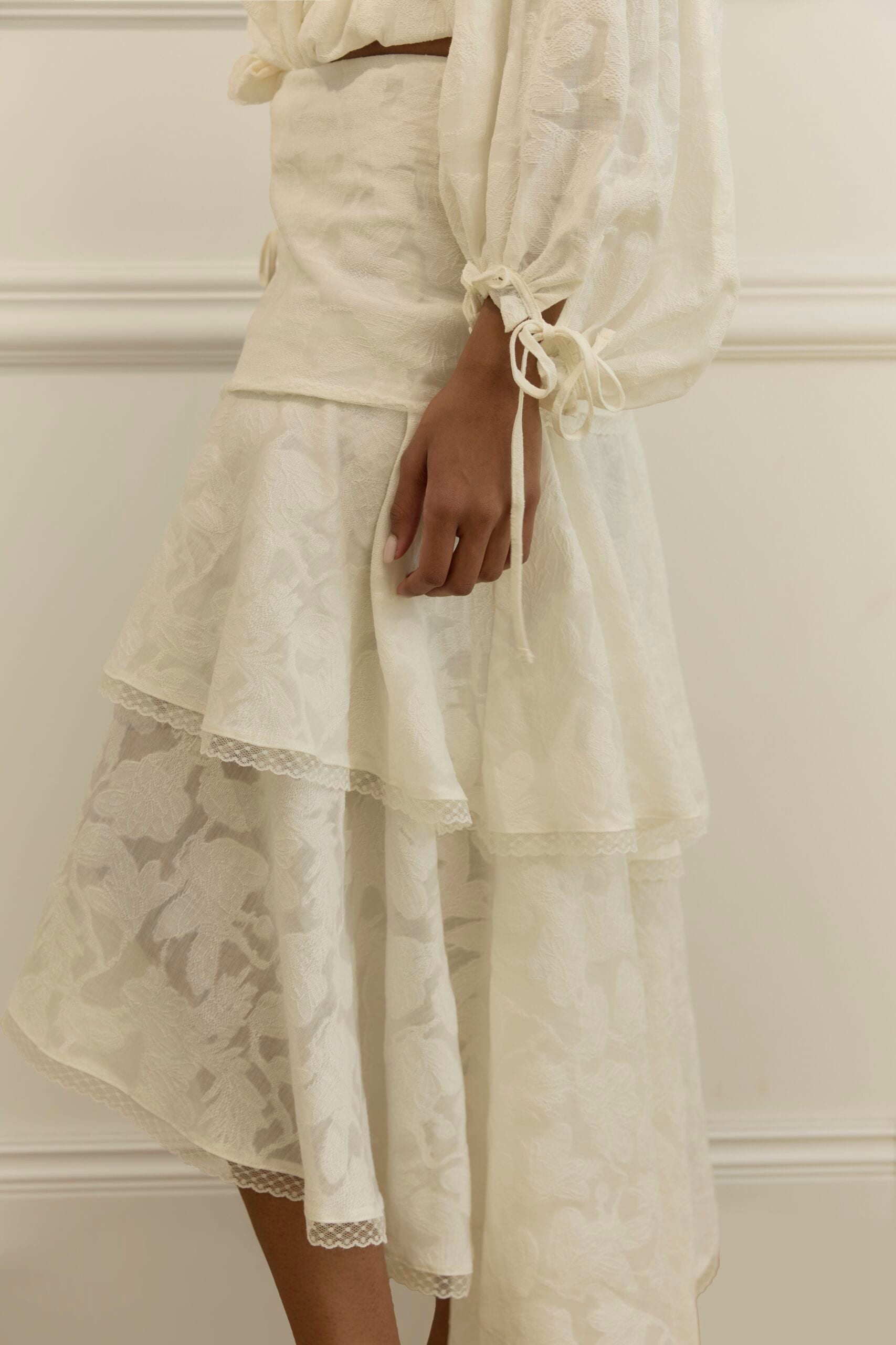 IMOLA ivory skirt — zdjęcie 4