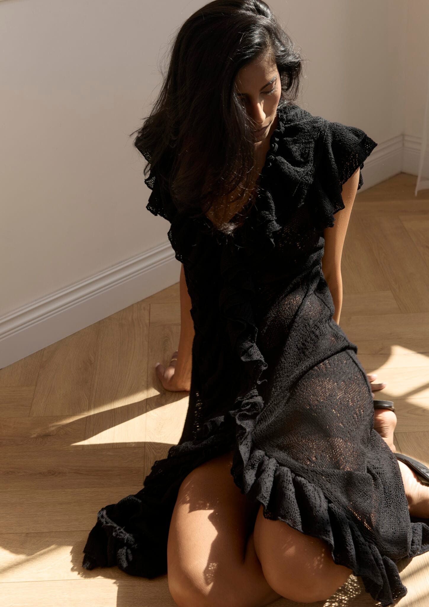 MONZA noir dress — zdjęcie 9