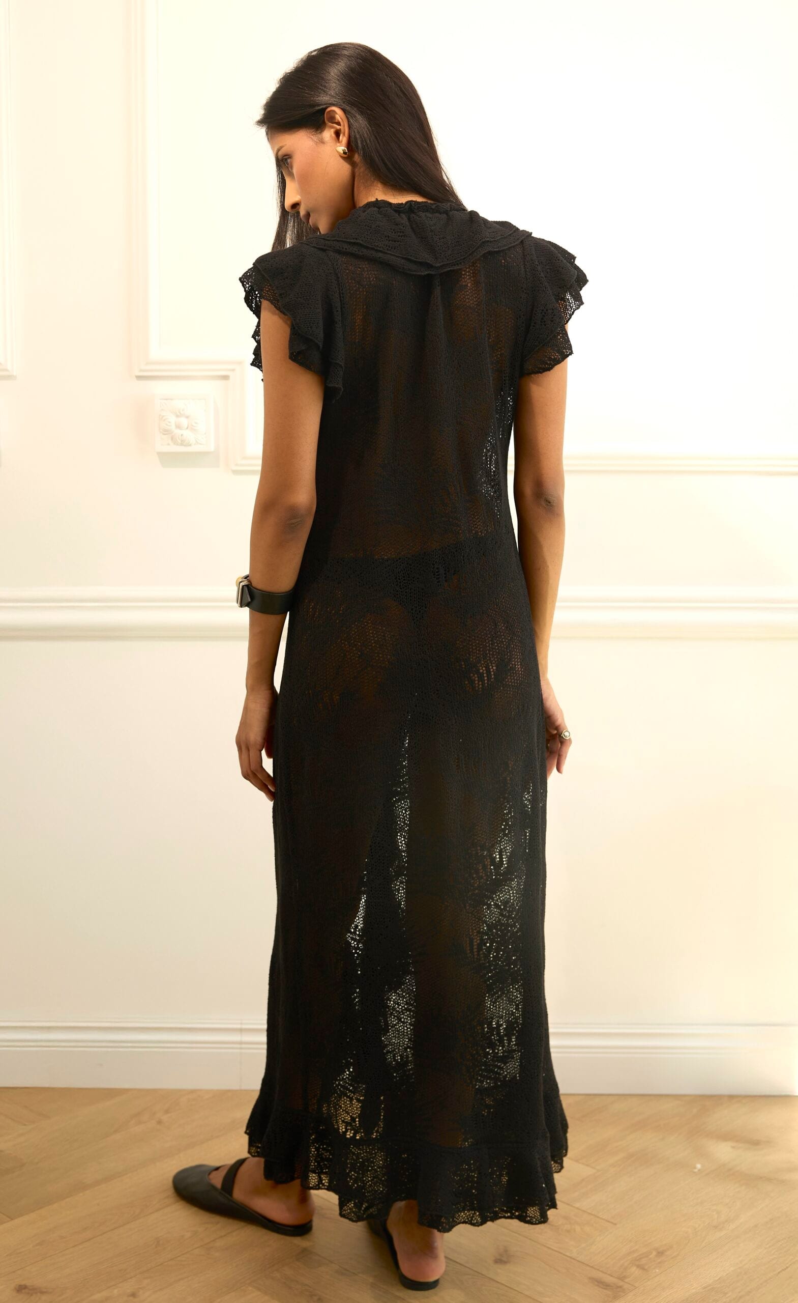 MONZA noir dress — zdjęcie 8