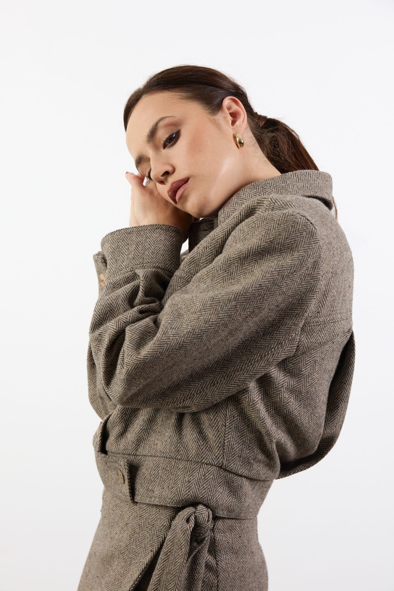 SOMERSET herringbone wool jacket — zdjęcie 3